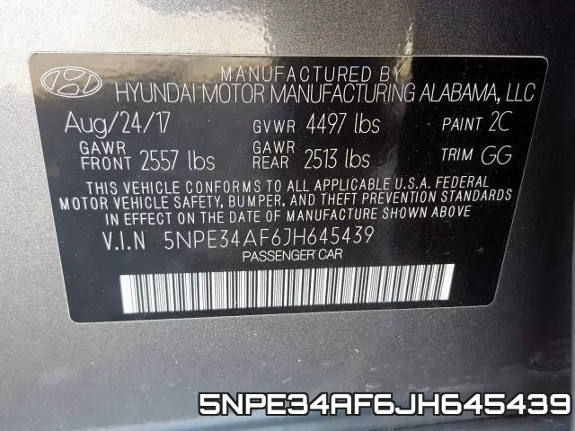 5NPE34AF6JH645439 фото 2