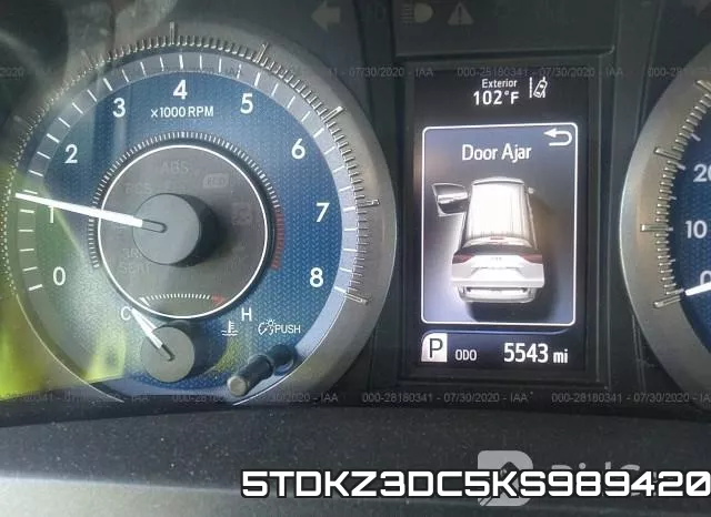 5TDKZ3DC5KS989420 фото 8