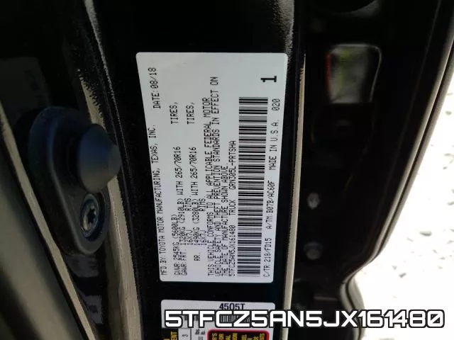 5TFCZ5AN5JX161480 фото 2