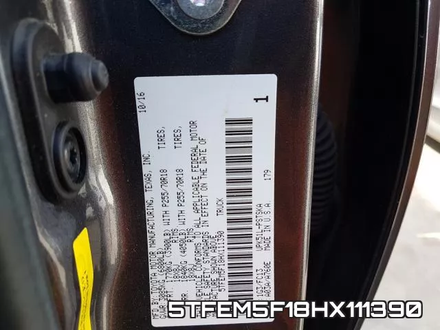 5TFEM5F18HX111390 фото 2