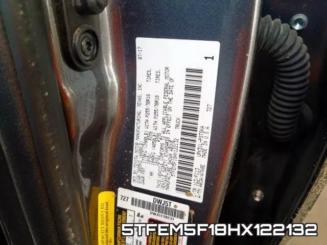 5TFEM5F18HX122132 фото 2