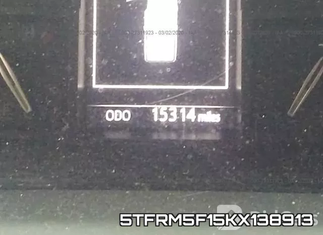 5TFRM5F15KX138913 фото 8