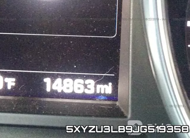 5XYZU3LB9JG519358 фото 8