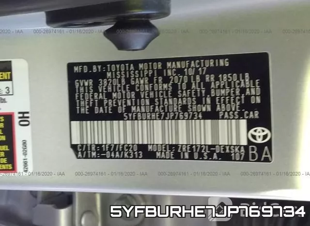 5YFBURHE7JP769734 фото 10