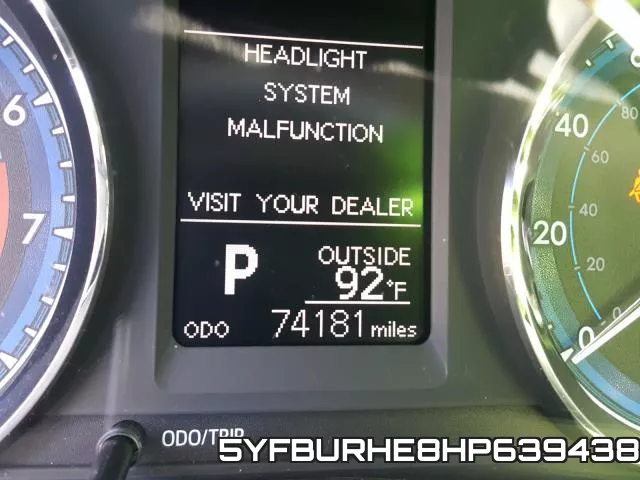 5YFBURHE8HP639438 фото 9