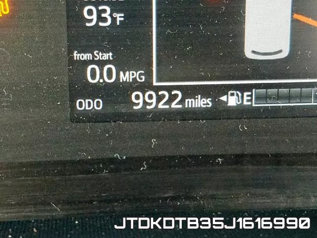 JTDKDTB35J1616990 фото 9