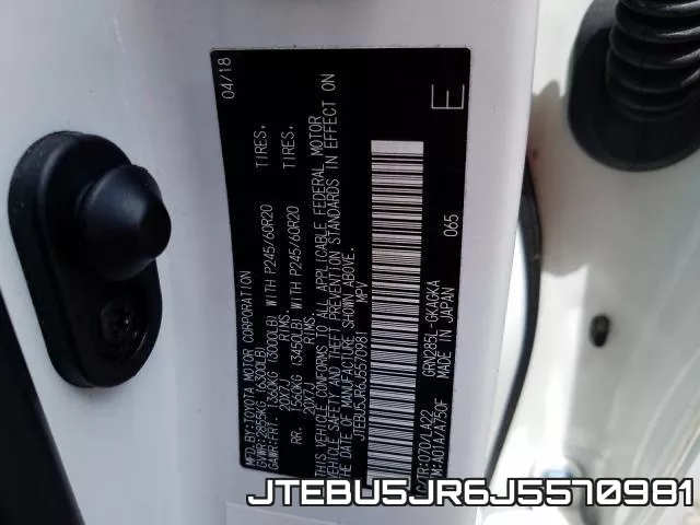 JTEBU5JR6J5570981 фото 2