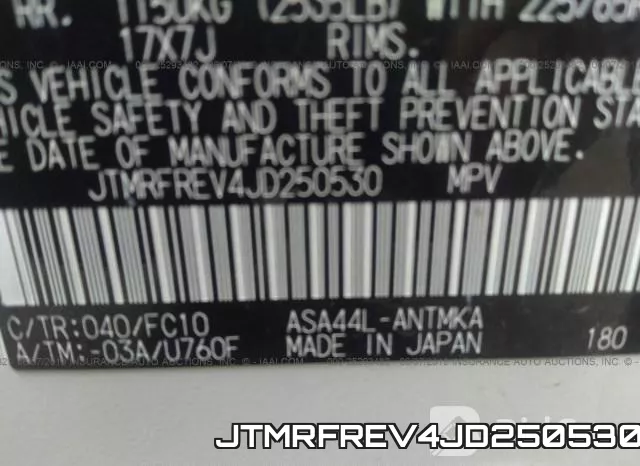 JTMRFREV4JD250530 фото 10