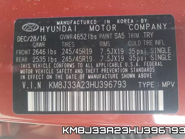 KM8J33A23HU396793 фото 2