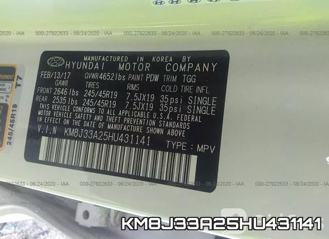 KM8J33A25HU431141 фото 10