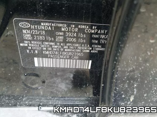 KMHD74LF8KU823965 фото 2