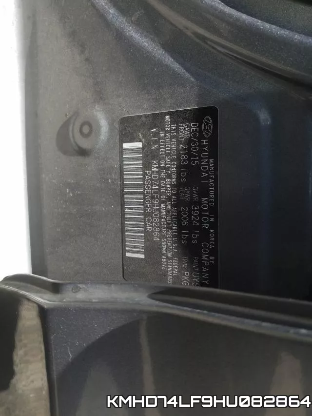 KMHD74LF9HU082864 фото 2