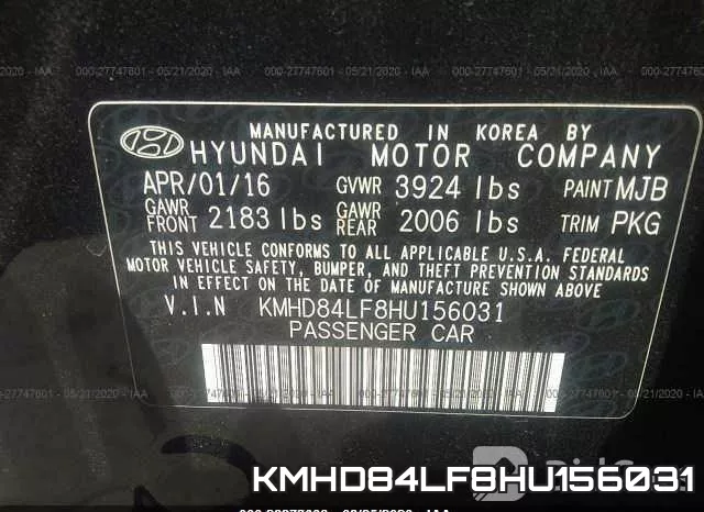 KMHD84LF8HU156031 фото 10