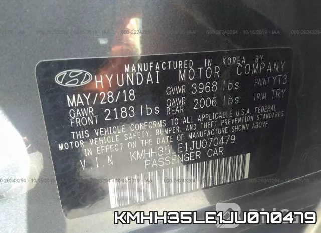 KMHH35LE1JU070479 фото 10