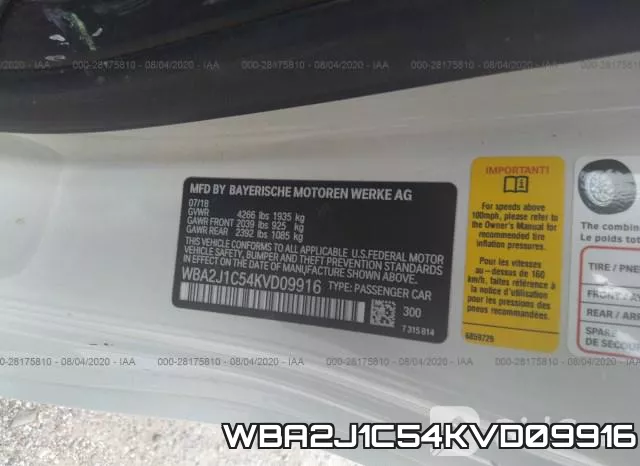 WBA2J1C54KVD09916 фото 10