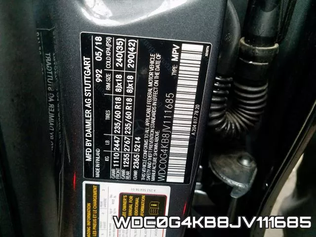 WDC0G4KB8JV111685 фото 2