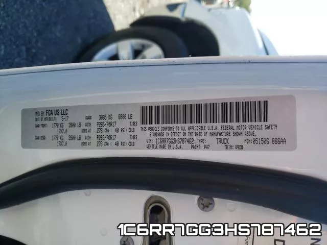 1C6RR7GG3HS787462 фото 2