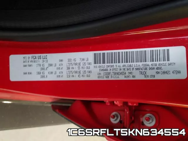 1C6SRFLT5KN634554 фото 2