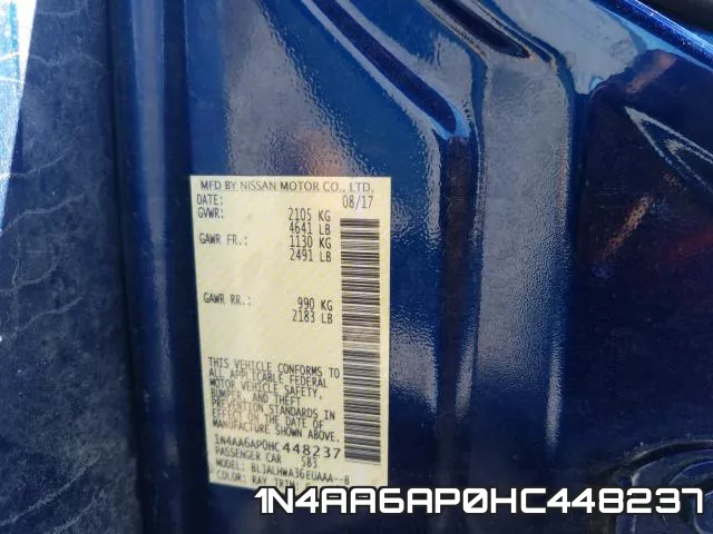 1N4AA6AP0HC448237 фото 2