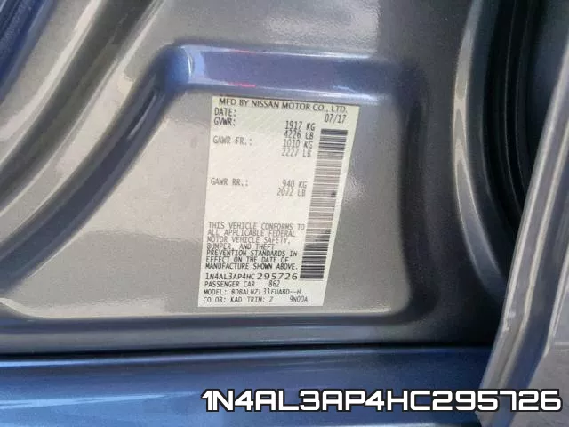 1N4AL3AP4HC295726 фото 2
