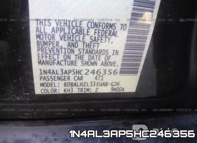 1N4AL3AP5HC246356 фото 10