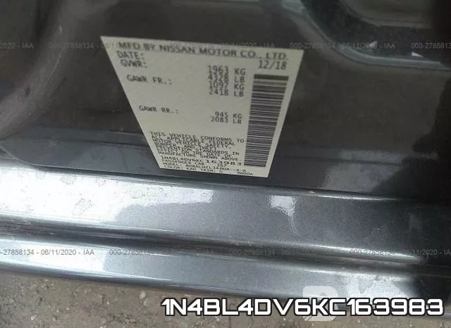 1N4BL4DV6KC163983 фото 10