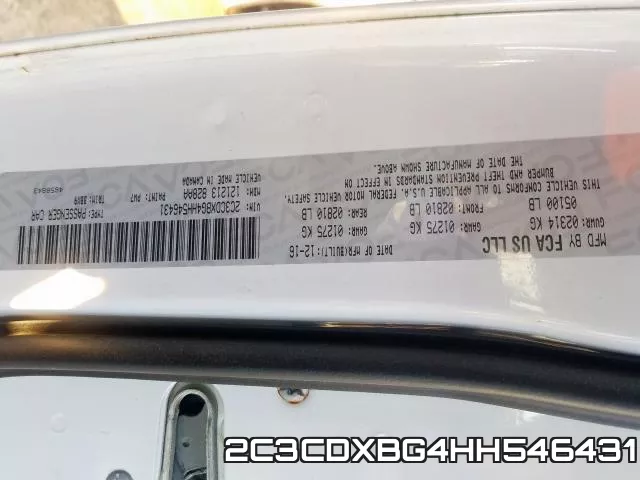 2C3CDXBG4HH546431 фото 2