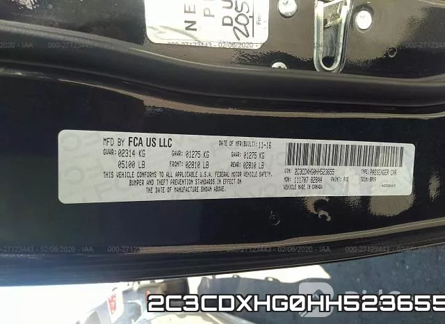 2C3CDXHG0HH523655 фото 10