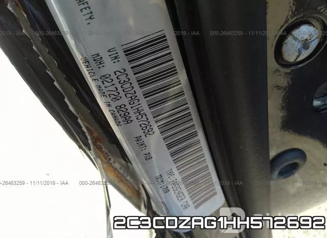2C3CDZAG1HH572692 фото 10
