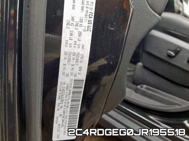 2C4RDGEG0JR195518 фото 2