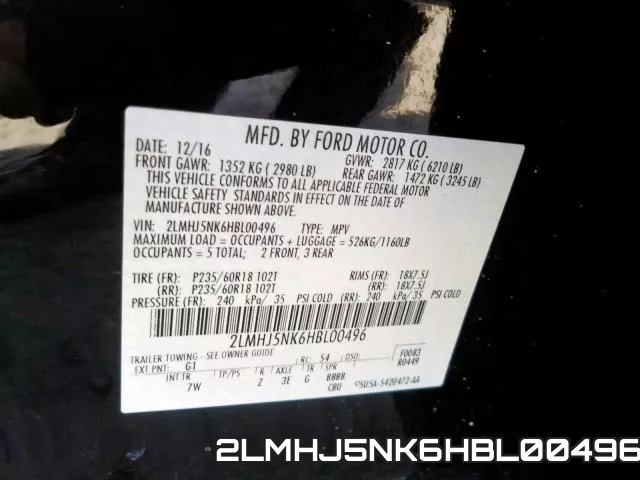 2LMHJ5NK6HBL00496 фото 2
