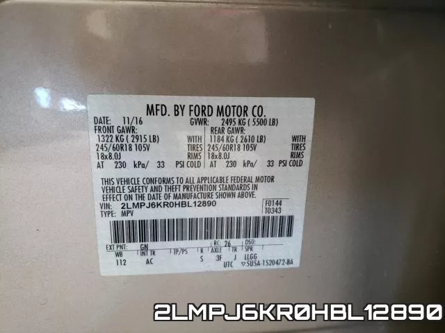 2LMPJ6KR0HBL12890 фото 2