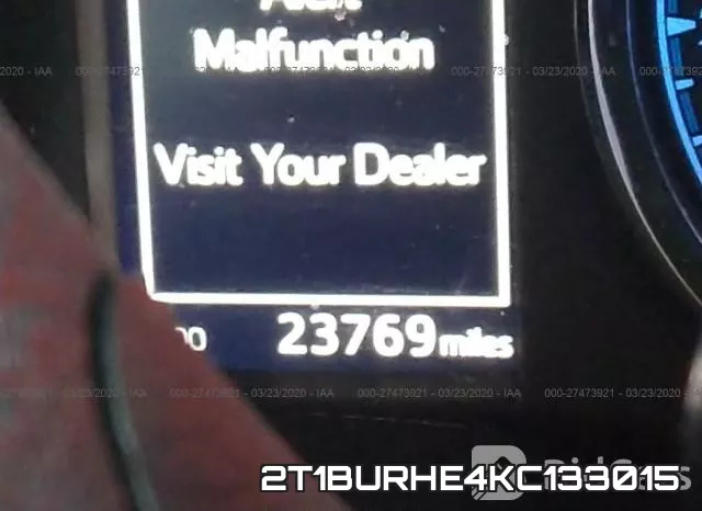 2T1BURHE4KC133015 фото 8