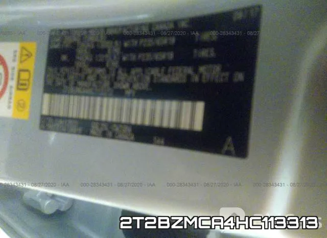 2T2BZMCA4HC113313 фото 10