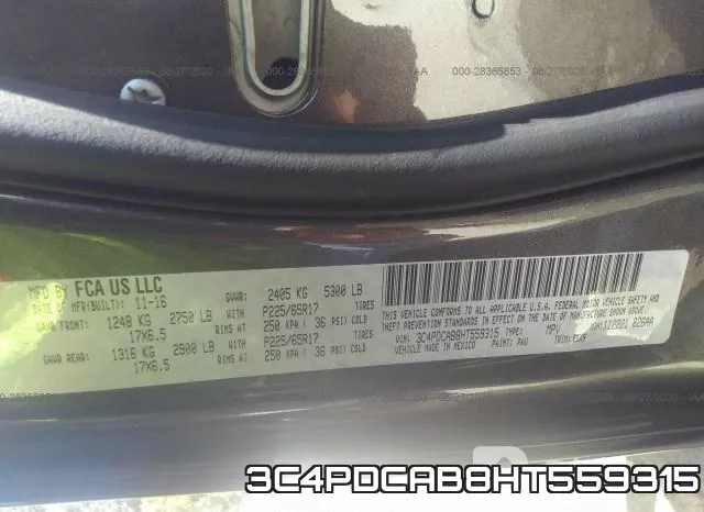 3C4PDCAB8HT559315 фото 10