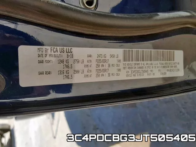 3C4PDCBG3JT505405 фото 2