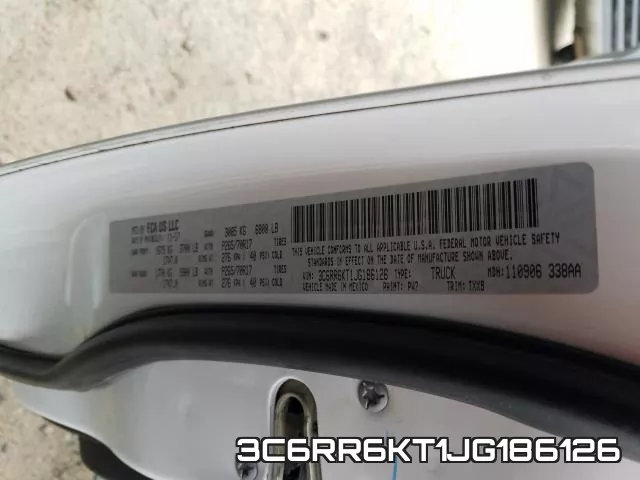 3C6RR6KT1JG186126 фото 2