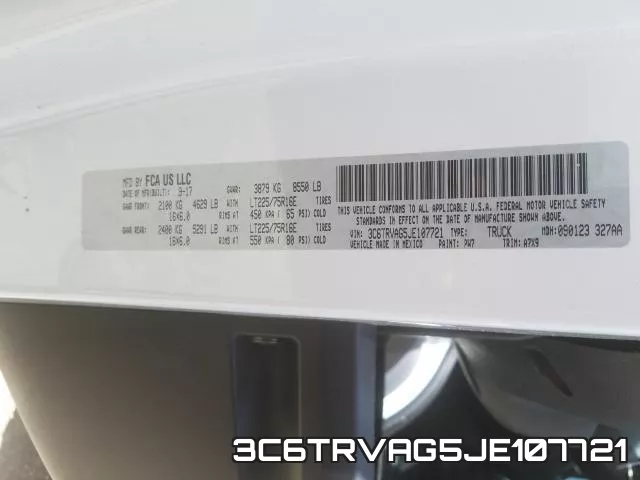 3C6TRVAG5JE107721 фото 2