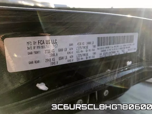 3C6UR5CL8HG780600 фото 2