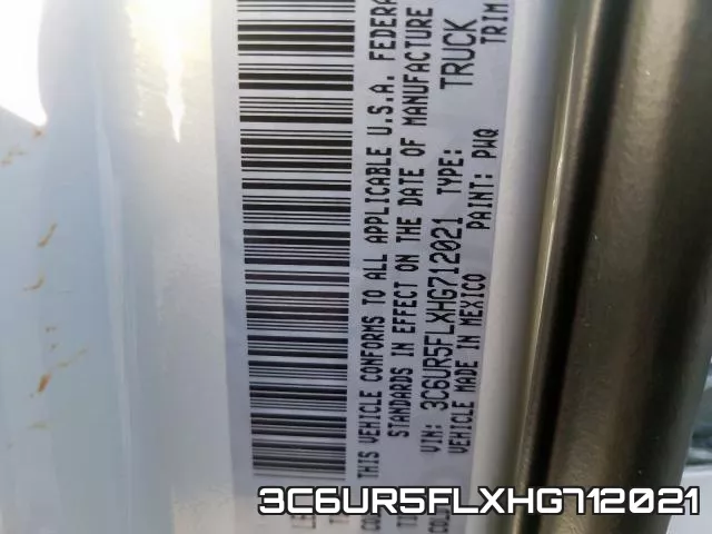 3C6UR5FLXHG712021 фото 2