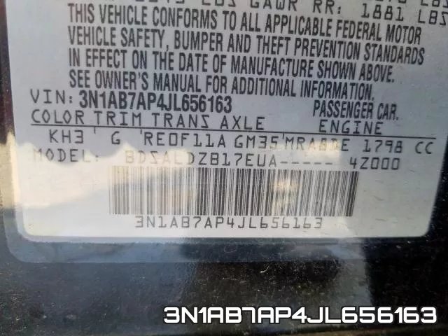 3N1AB7AP4JL656163 фото 2