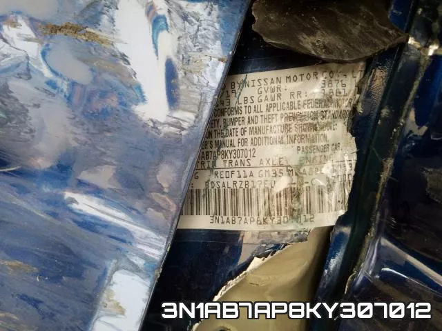 3N1AB7AP8KY307012 фото 2