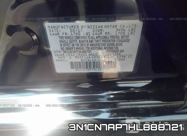 3N1CN7AP7HL888721 фото 10