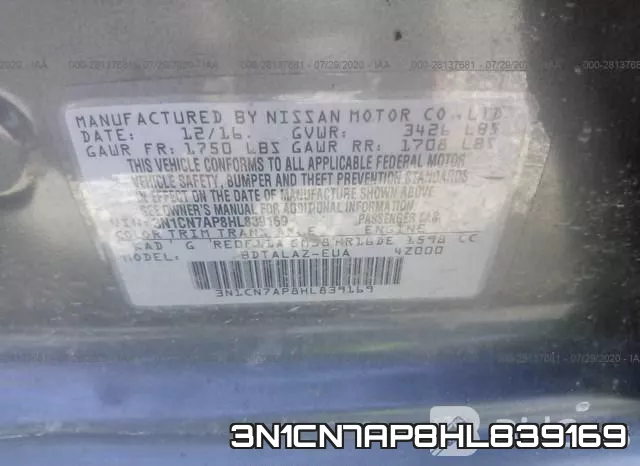 3N1CN7AP8HL839169 фото 10