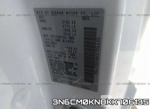 3N6CM0KN8KK706135 фото 10
