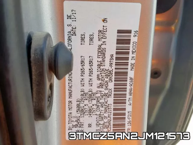 3TMCZ5AN2JM121573 фото 2