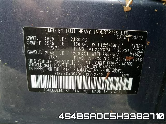 4S4BSADC5H3382710 фото 2