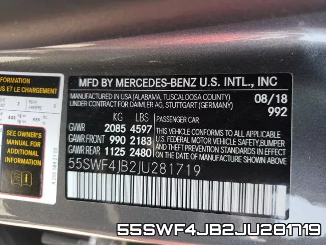 55SWF4JB2JU281719 фото 2
