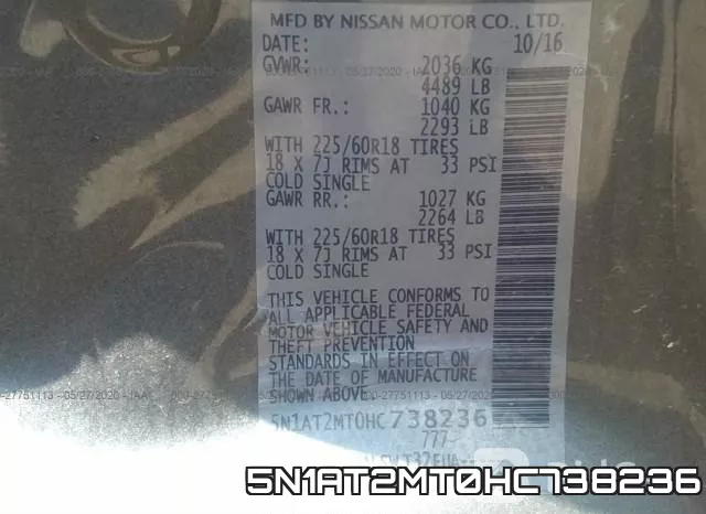 5N1AT2MT0HC738236 фото 10
