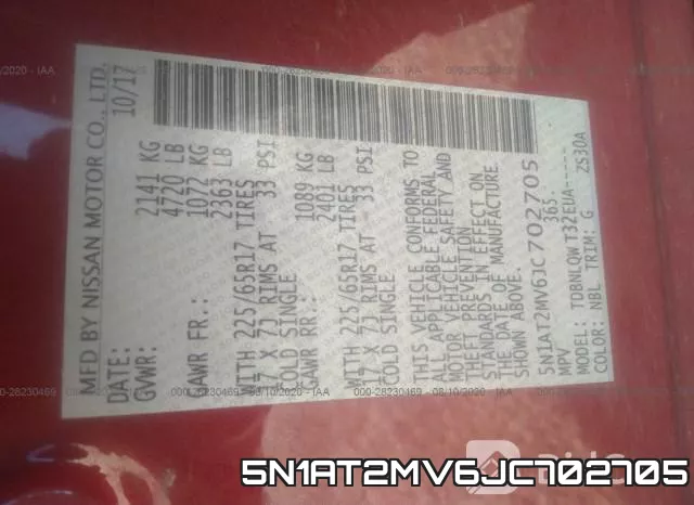 5N1AT2MV6JC702705 фото 10